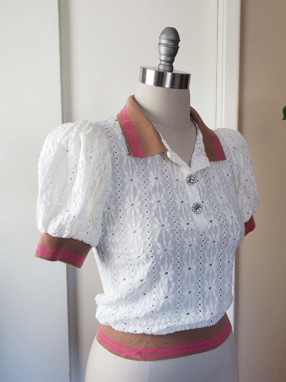 Elevated Style Maeve Lace Top Size XS